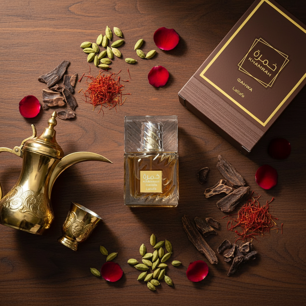 Lattafa Khamrah Qahwa 100ml EDP - lifestyle árabe