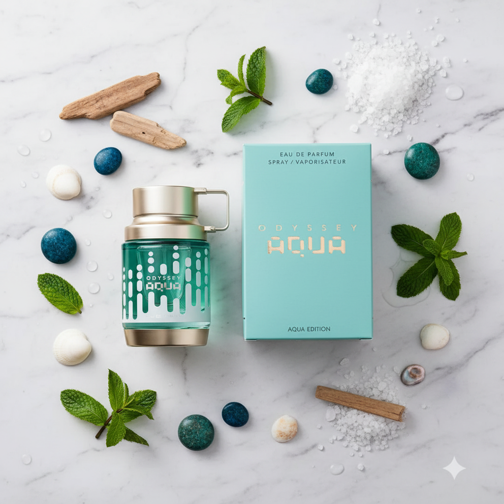 Armaf Odyssey Aqua 100ml EDP - lifestyle acuático