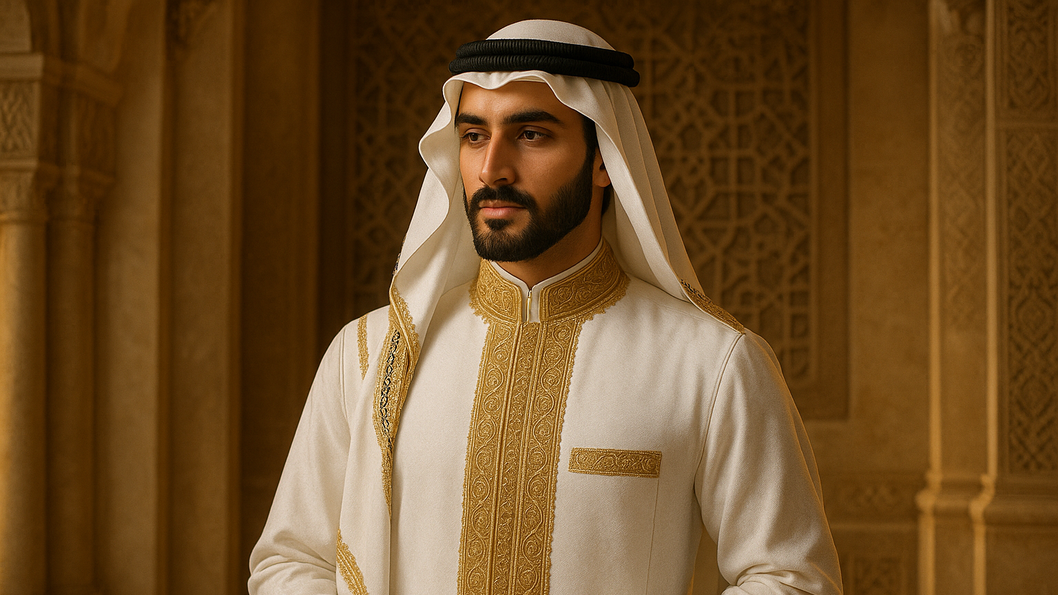elegancia arabe masculina