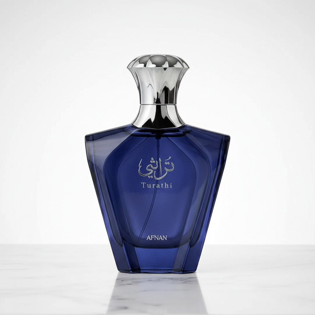 Afnan Turathi Blue 90ml EDP - fondo blanco