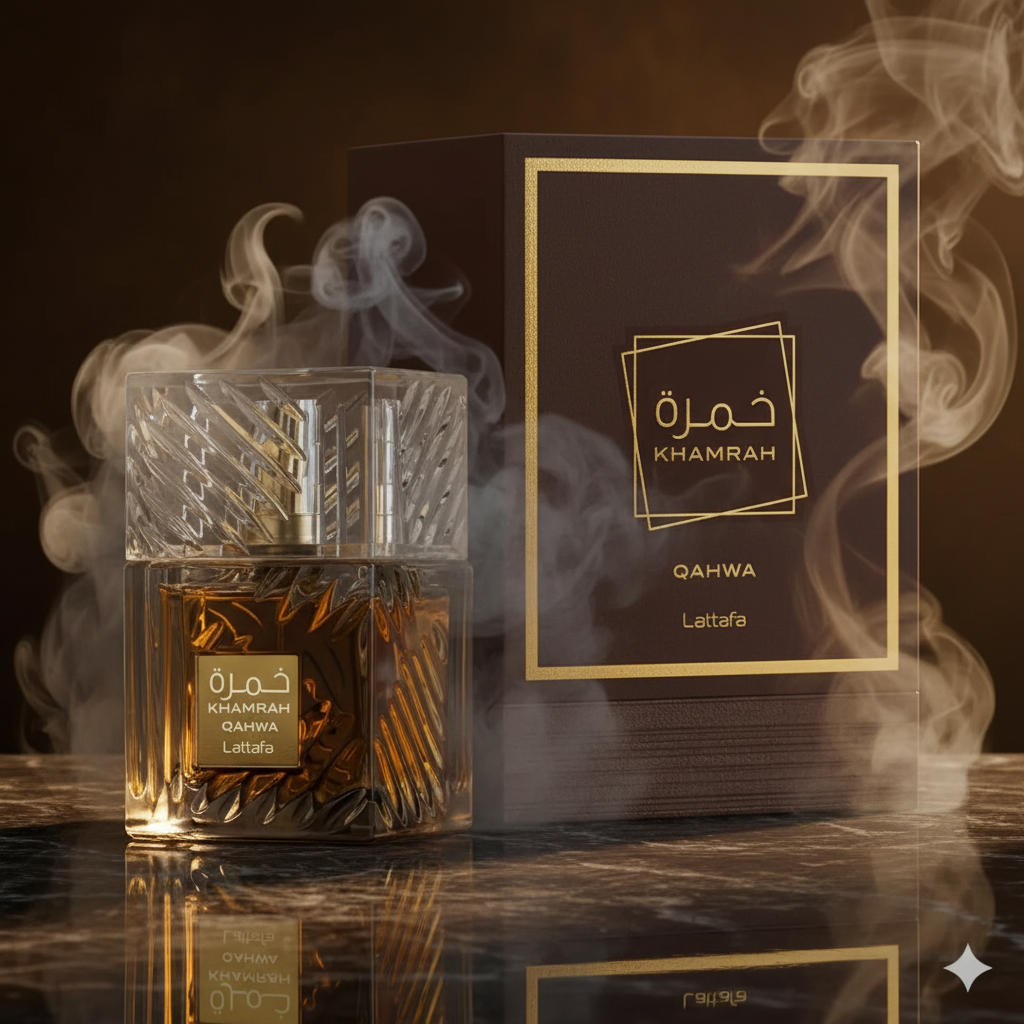 Lattafa Khamrah Qahwa 100ml EDP - fondo oriental oscuro